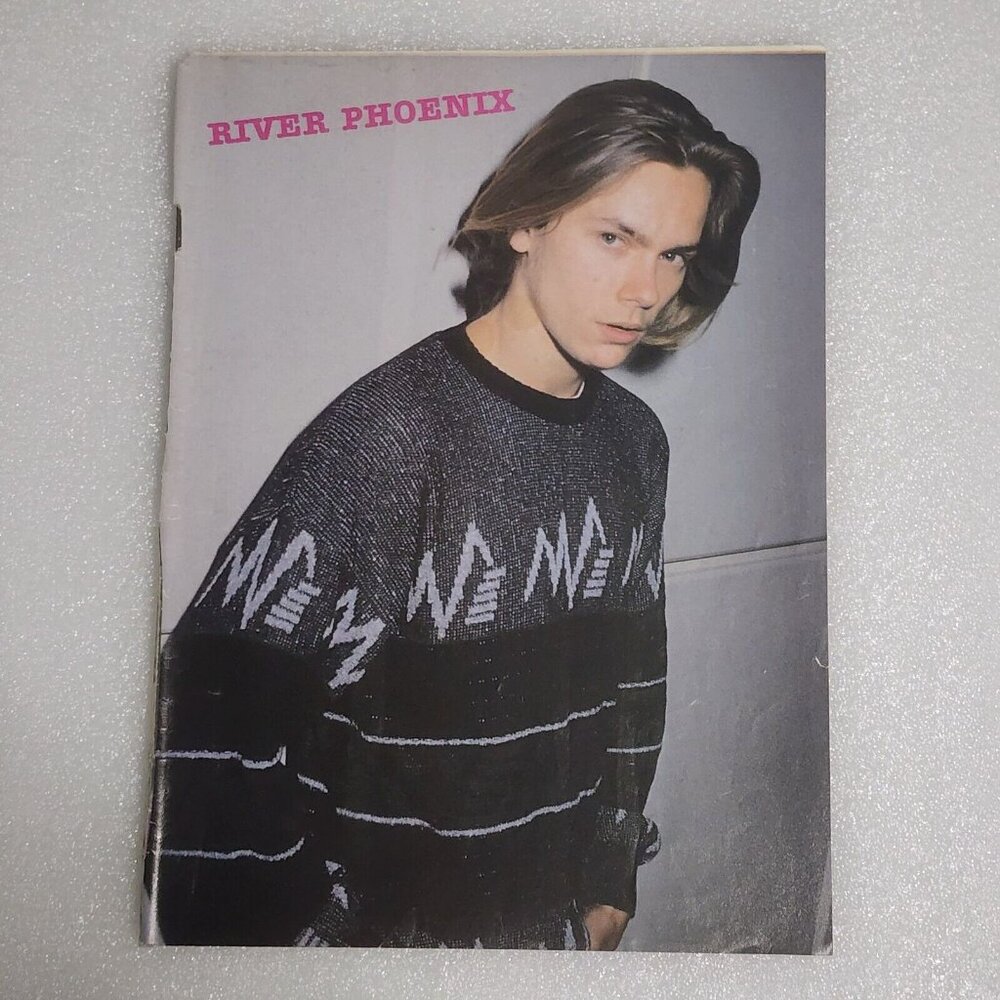 River Phoenix Jonathan Knight New Kids poster pinup clipping vintage‎ 8x10 1990s